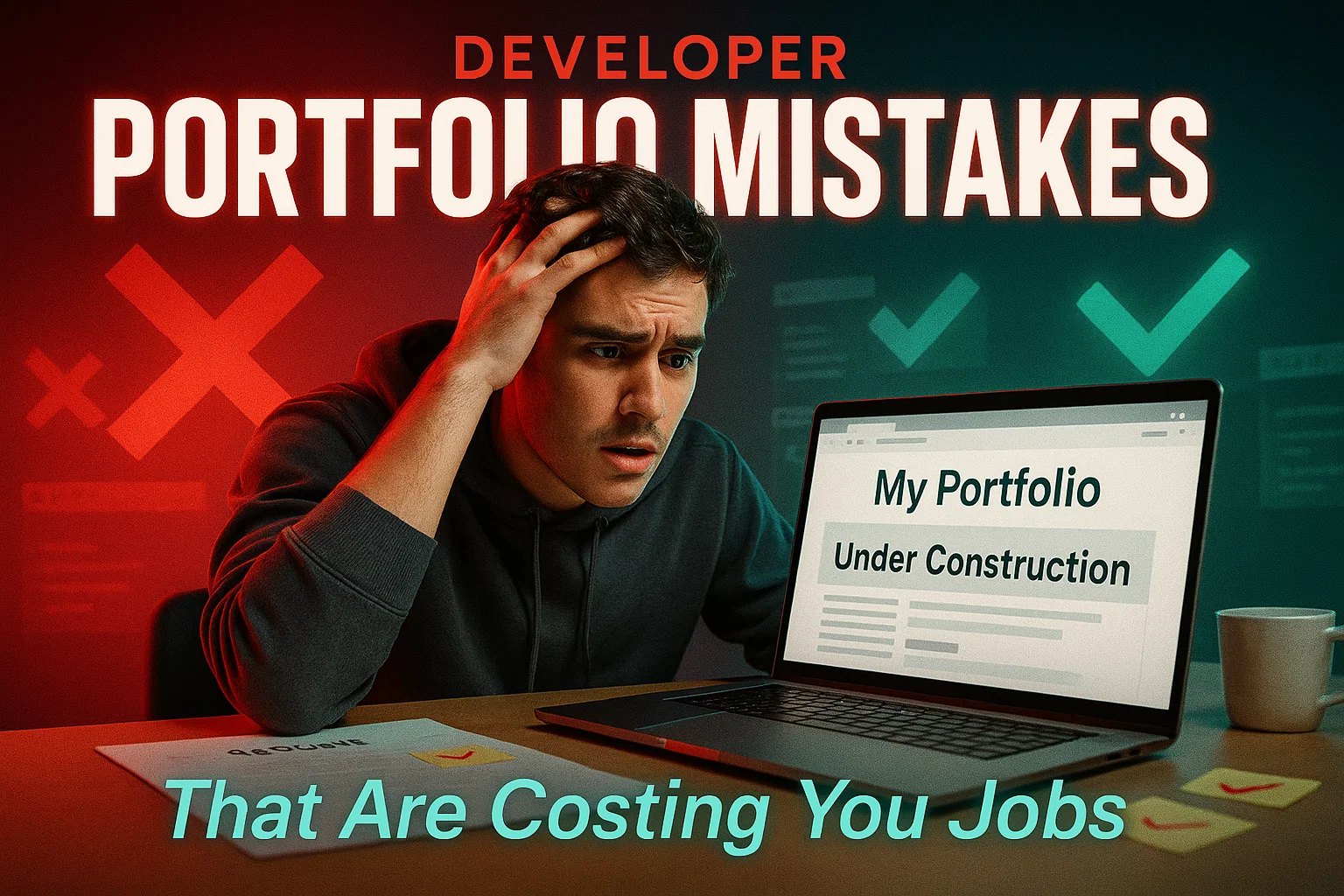 Your Developer Portfolio is Costing You Jobs: 7 Common Mistakes and How to Fix Them